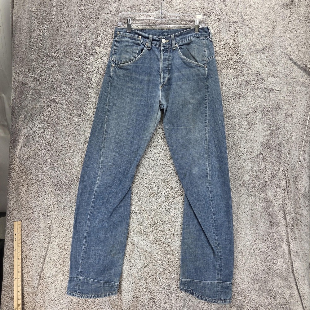 Vintage Levis Engineered Jeans Mens 30x32 Blue Twisted Medium Wash Denim